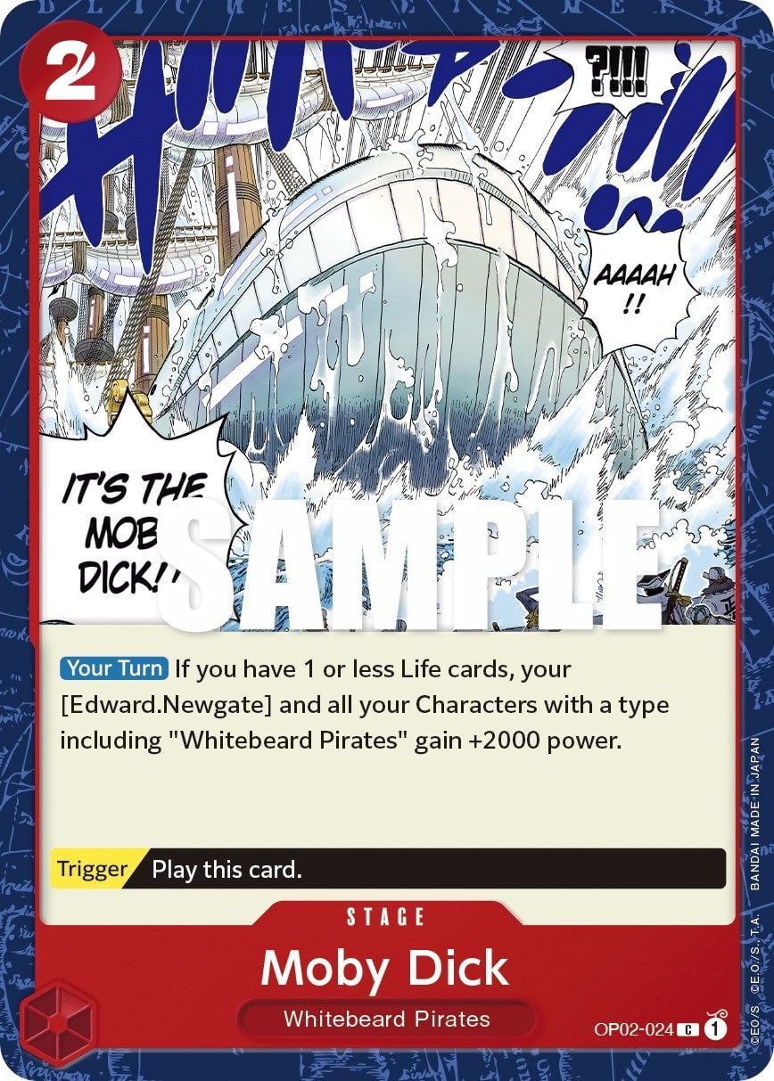Moby Dick OP02-024 [ Inglese / Giapponese / Francese / Cinese Semplificato ]