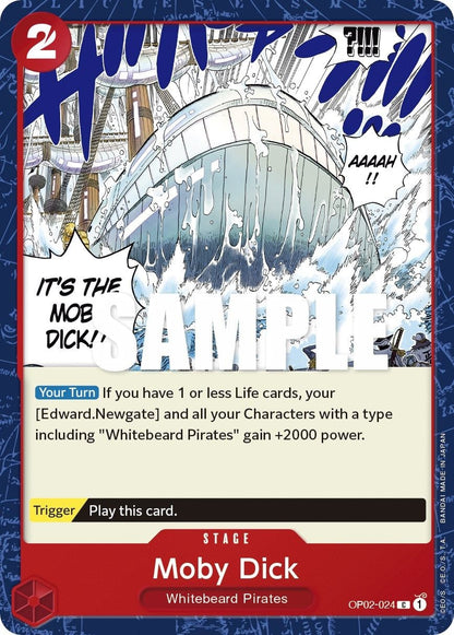 Moby Dick OP02-024 [ Inglese / Giapponese / Francese / Cinese Semplificato ]