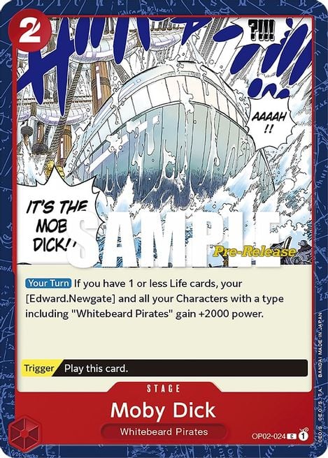 Moby Dick OP02-024 [ Inglese / Giapponese / Francese / Cinese Semplificato ]