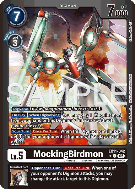 MockingBirdmon EX11-042 [ Inglese / Giapponese ]