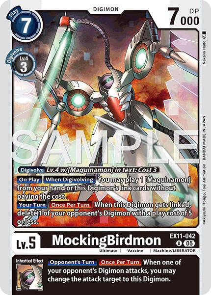 MockingBirdmon EX11-042 [ Inglese / Giapponese ]