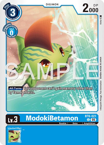 ModokiBetamon BT6-021 [ Inglese / Giapponese ]