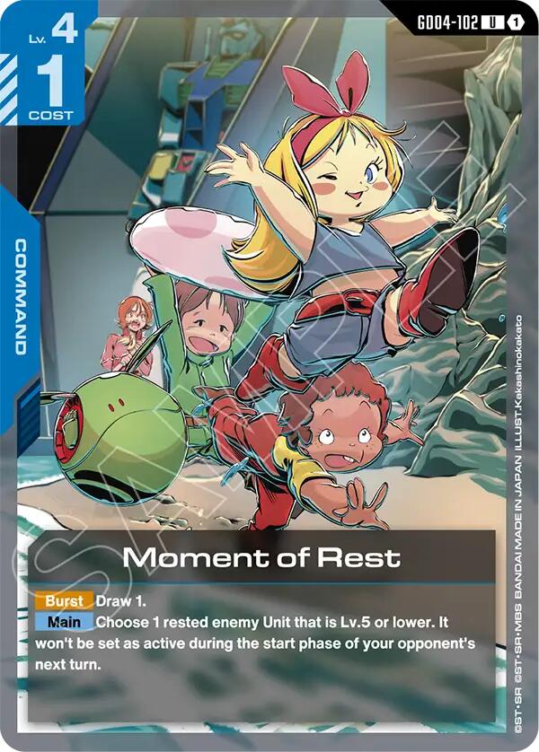 Moment of Rest GD04-102 [ Inglese / Giapponese ]