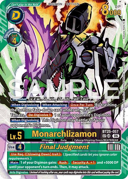 Monarchlizamon /  / Final Judgement BT25-057 [ Inglese / Giapponese ]