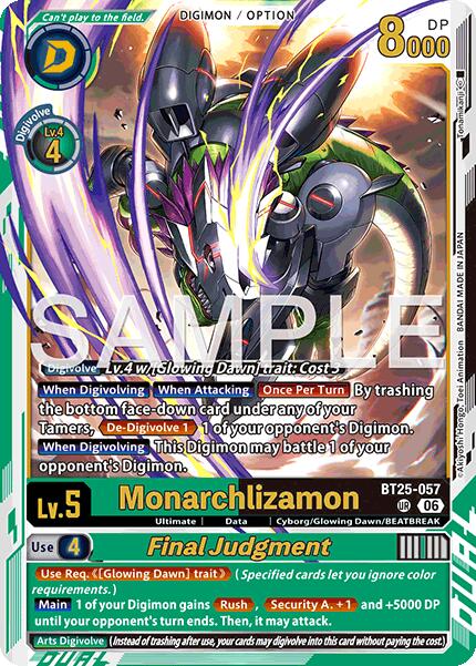 Monarchlizamon /  / Final Judgement BT25-057 [ Inglese / Giapponese ]