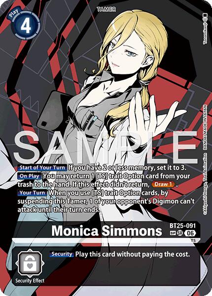 Monica Simmons BT25-091 [ Inglese / Giapponese ]