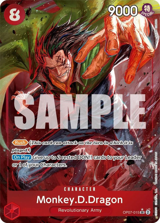 Monkey D Dragon OP07-015 [ Inglese / Giapponese / Francese / Cinese Semplificato ]