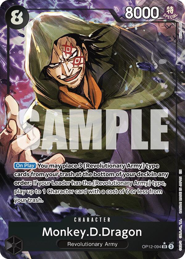 Monkey. D. Dragon OP12-094 [ Inglese / Giapponese / Francese / Cinese Semplificato ]