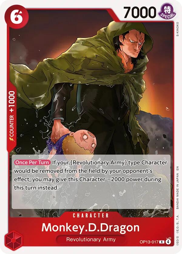 Monkey D Dragon OP13-017 [ Inglese / Giapponese ]