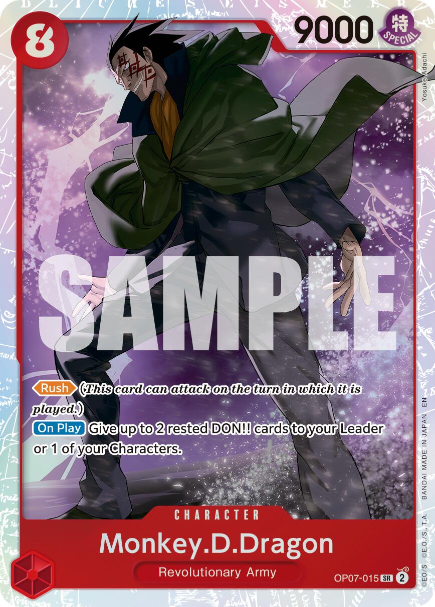 Monkey. D. Dragon OP07-015 [ Inglese / Giapponese / Francese / Cinese Semplificato ]