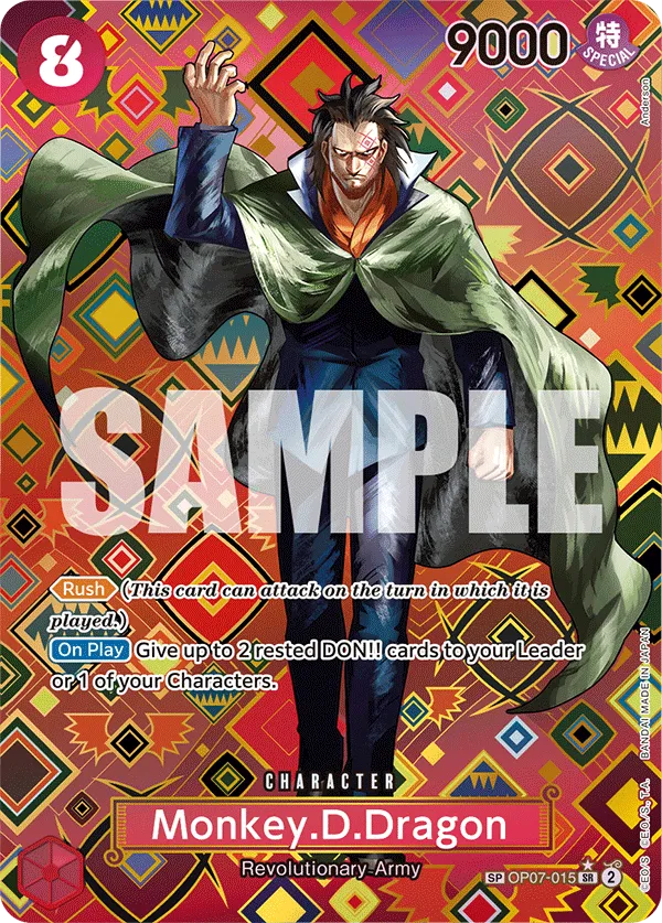 Monkey. D. Dragon OP07-015 [ Inglese / Giapponese / Francese / Cinese Semplificato ]