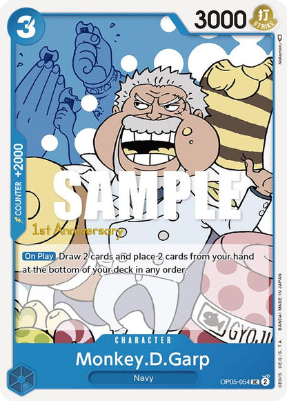 Monkey D Garp OP05-054 [ Inglese / Giapponese / Francese / Cinese Semplificato ]