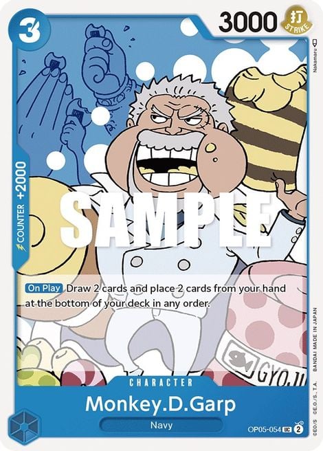 Monkey D Garp OP05-054 [ Inglese / Giapponese / Francese / Cinese Semplificato ]