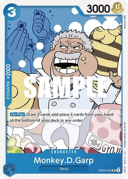 Monkey D Garp OP05-054 [ Inglese / Giapponese / Francese / Cinese Semplificato ]