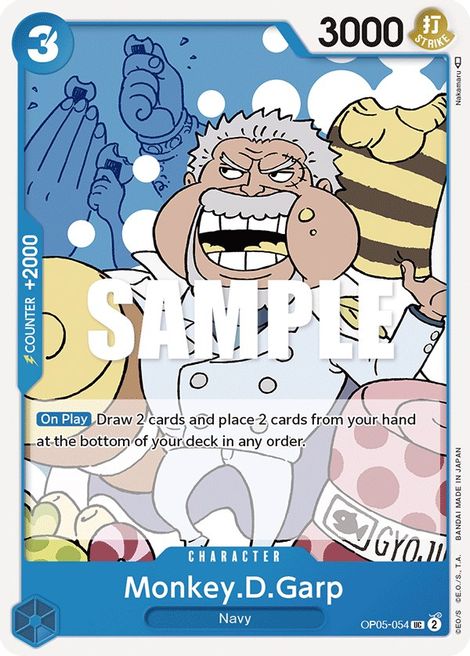 Monkey. D. Garp OP05-054 [ Inglese / Giapponese / Francese / Cinese Semplificato ]