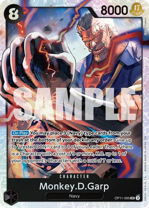 Monkey. D. Garp OP11-095 [ Inglese / Giapponese / Francese / Cinese Semplificato ]