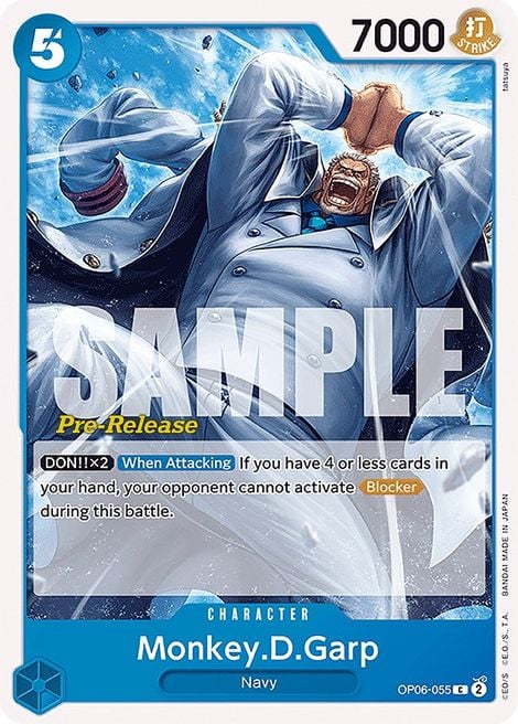 Monkey. D. Garp OP06-055 [ Inglese / Giapponese / Francese / Cinese Semplificato ]