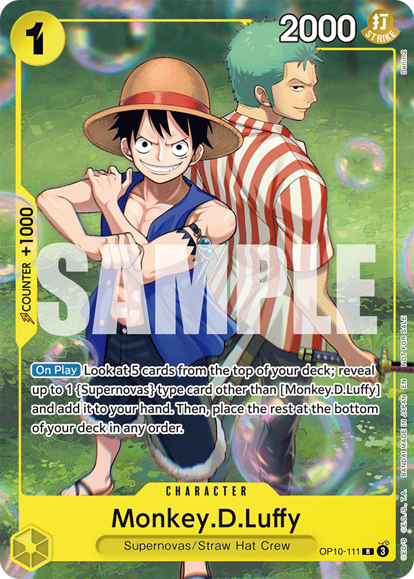 Monkey. D. Luffy OP10-111 [ Inglese / Giapponese / Francese / Cinese Semplificato ]