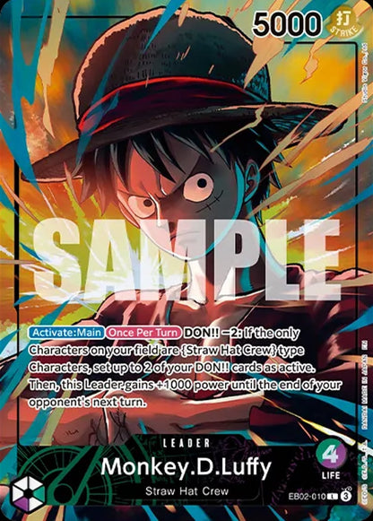 Monkey D Luffy EB02-010 [ Inglese / Giapponese / Francese / Cinese Semplificato ]