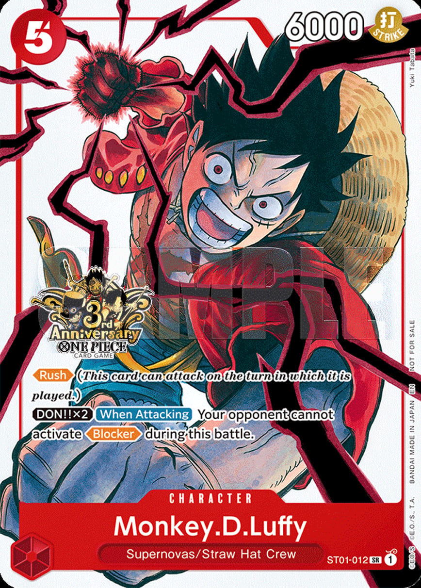 Monkey. D. Luffy ST01-012 [ Inglese / Giapponese / Francese / Cinese Semplificato ]
