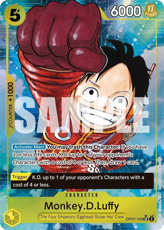 Monkey D Luffy OP07-109 [ Inglese / Giapponese / Francese / Cinese Semplificato ]