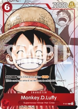 Monkey D Luffy P-001 [ Inglese / Giapponese / Francese / Cinese Semplificato ]