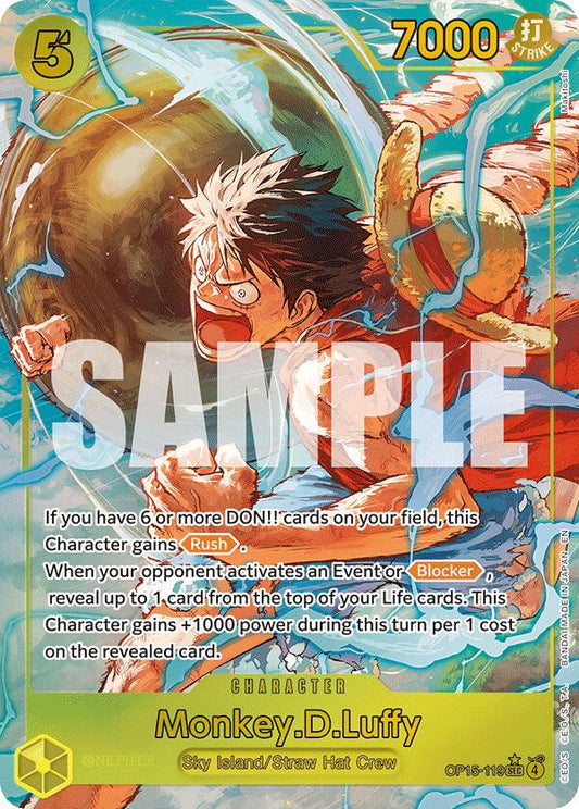 Monkey D Luffy OP15-119 [ Inglese / Giapponese / Francese / Cinese Semplificato ]