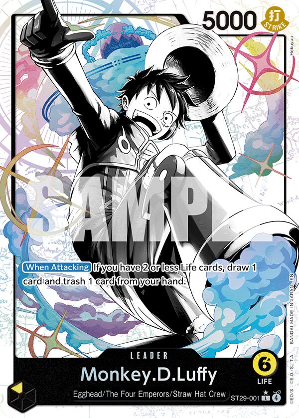 Monkey D Luffy ST29-001 [ Inglese / Giapponese / Francese / Cinese Semplificato ]