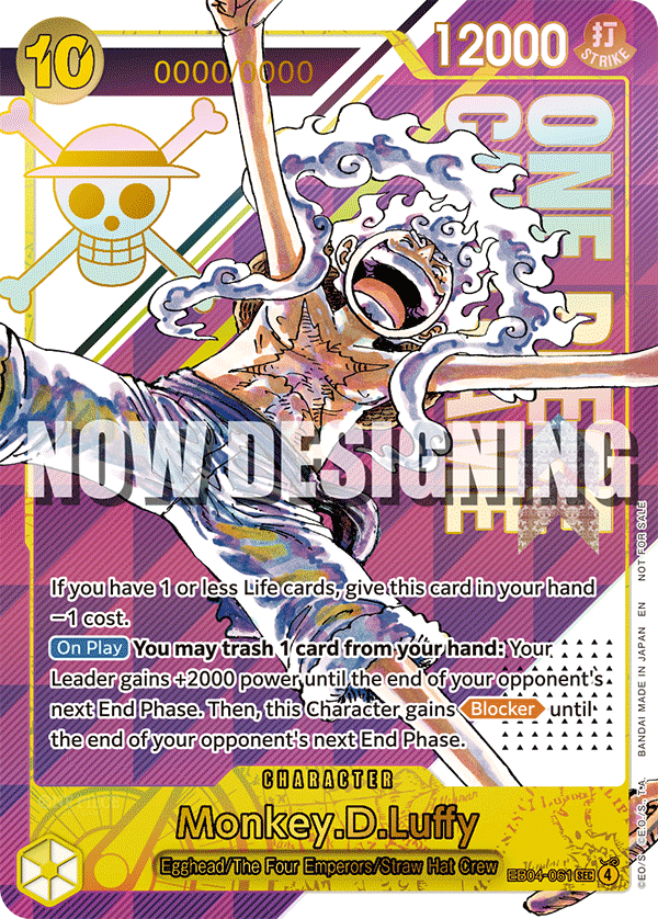 Monkey. D. Luffy EB04-061 [ Inglese / Giapponese / Francese / Cinese Semplificato ]