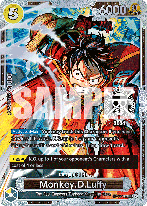 Monkey. D. Luffy OP07-109 [ Inglese / Giapponese / Francese / Cinese Semplificato ]