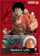 NM / Inglese / LEADER - (First Print | Errata Card) - ST-01: Starter Deck: Straw Hat Crew