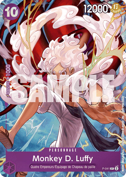 Monkey D Luffy P-041 [ Inglese / Giapponese / Francese / Cinese Semplificato ]