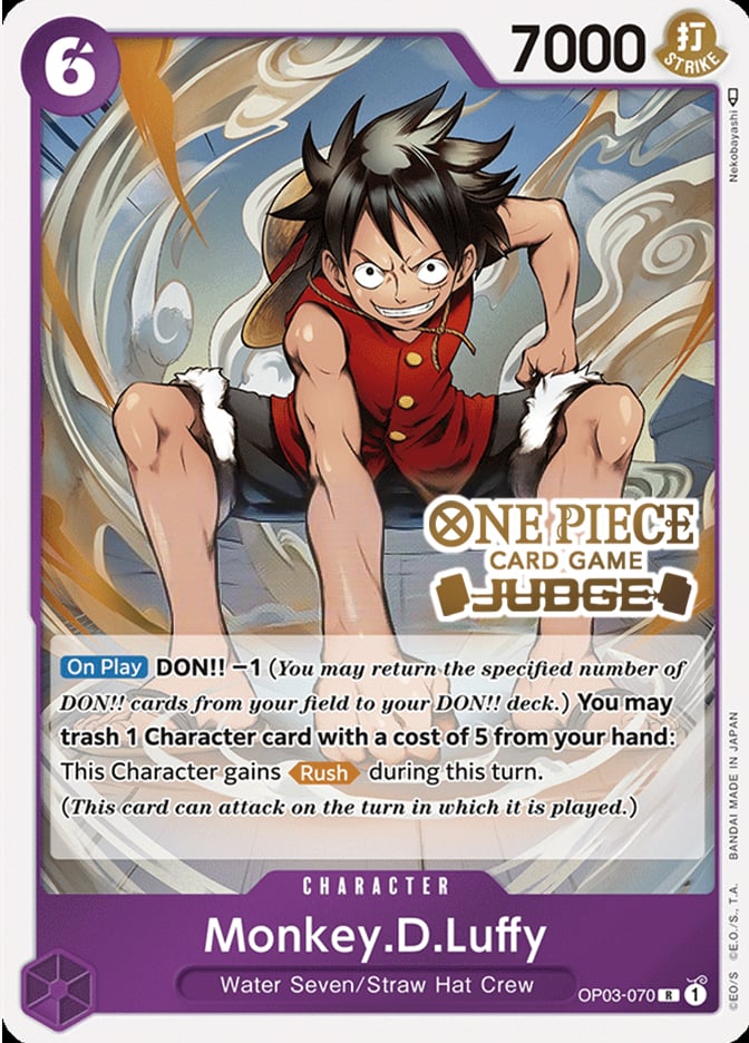 Monkey. D. Luffy OP03-070 [ Inglese / Giapponese / Francese / Cinese Semplificato ]