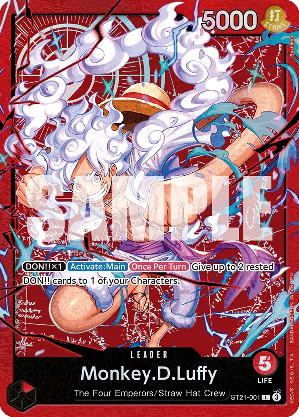 Monkey. D. Luffy ST21-001 [ Inglese / Giapponese / Francese / Cinese Semplificato ]