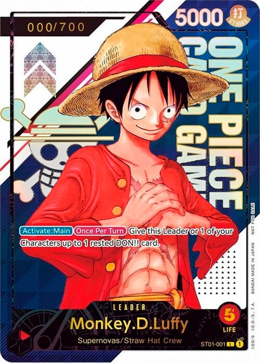 Monkey. D. Luffy ST01-001 [ Inglese / Giapponese / Francese / Cinese Semplificato ]