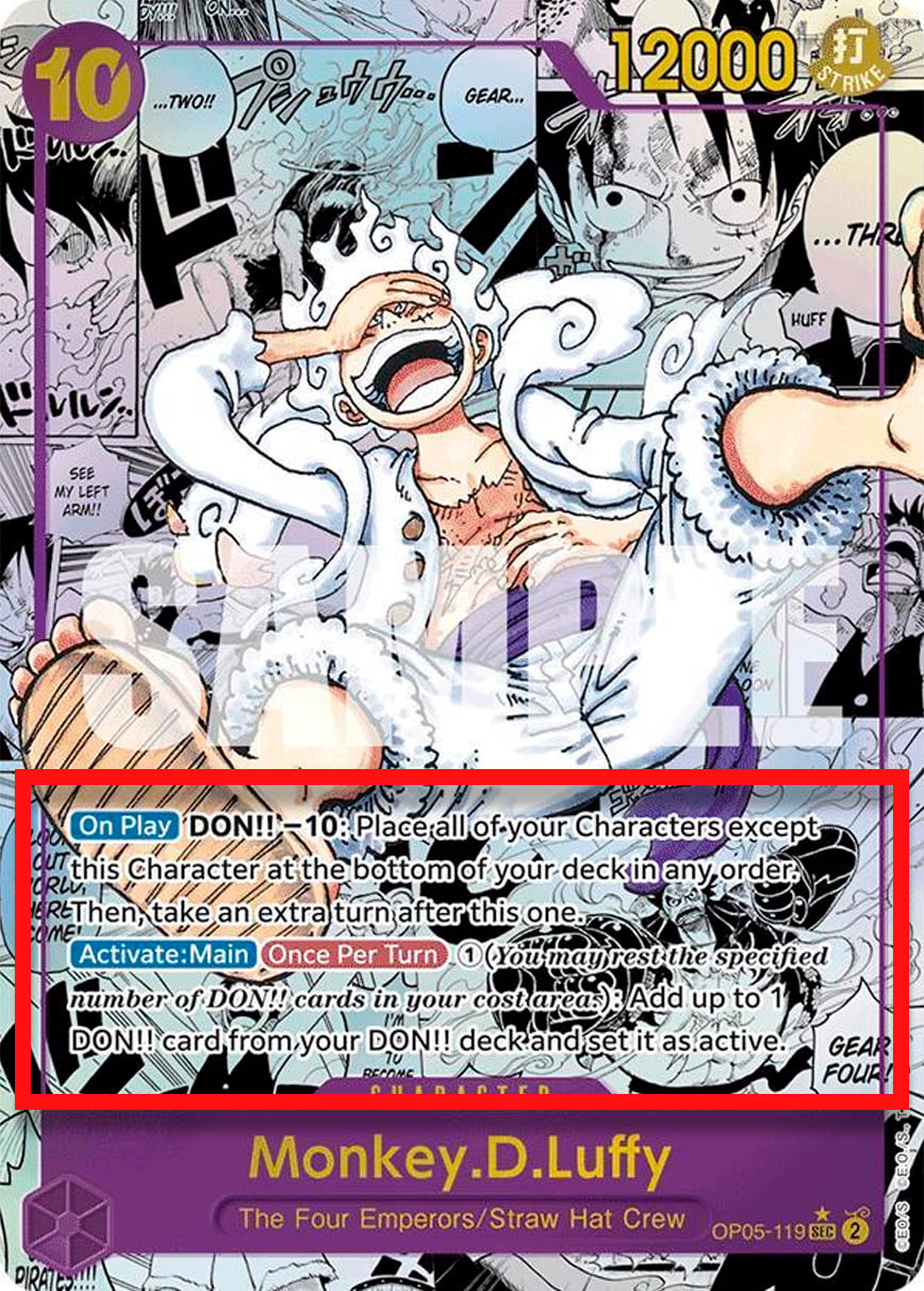 Monkey. D. Luffy OP05-119 [ Inglese / Giapponese / Francese / Cinese Semplificato ]