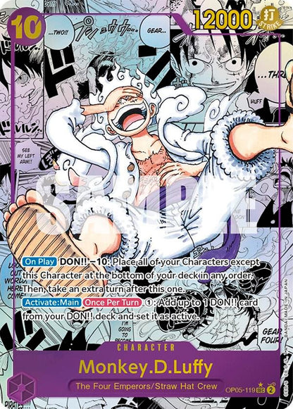 Monkey D Luffy OP05-119 [ Inglese / Giapponese / Francese / Cinese Semplificato ]