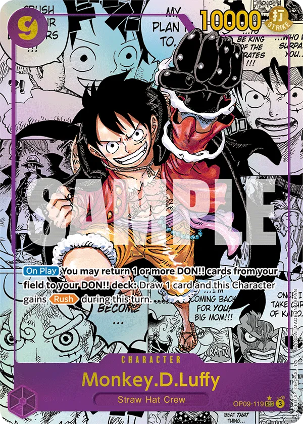 Monkey. D. Luffy OP09-119 [ Inglese / Giapponese / Francese / Cinese Semplificato ]
