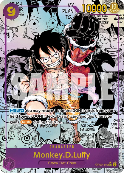 Monkey D Luffy OP09-119 [ Inglese / Giapponese / Francese / Cinese Semplificato ]