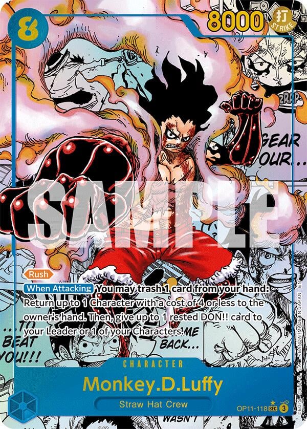 Monkey. D. Luffy OP11-118 [ Inglese / Giapponese / Francese / Cinese Semplificato ]