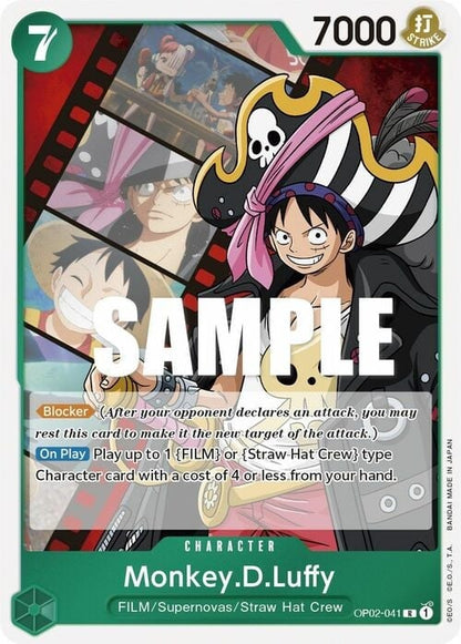 Monkey D Luffy OP02-041 [ Inglese / Giapponese / Francese / Cinese Semplificato ]