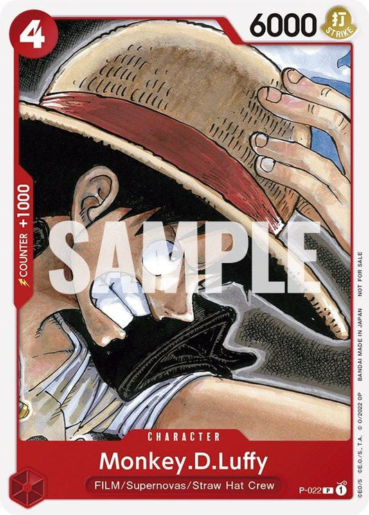 Monkey D Luffy P-022 [ Inglese / Giapponese / Francese / Cinese Semplificato ]