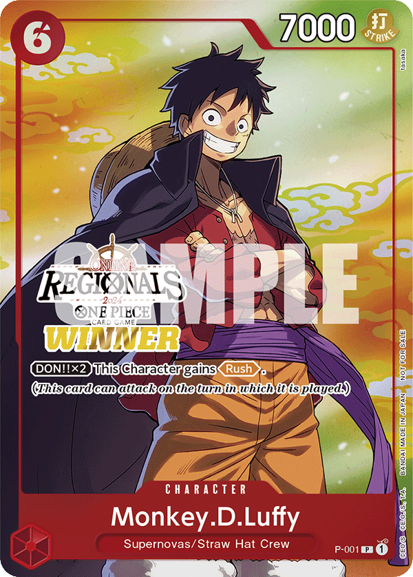 Monkey D Luffy P-001 [ Inglese / Giapponese ]