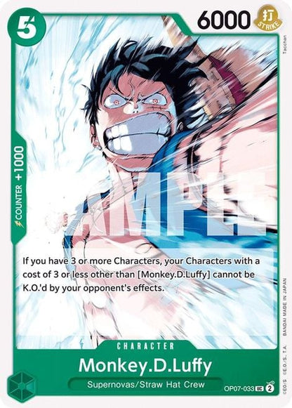Monkey D Luffy OP07-033 [ Inglese / Giapponese / Francese / Cinese Semplificato ]