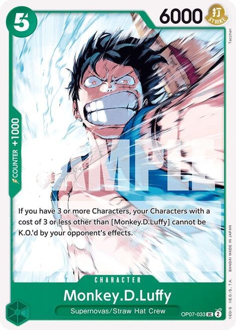 Monkey. D. Luffy OP07-033 [ Inglese / Giapponese / Francese / Cinese Semplificato ]