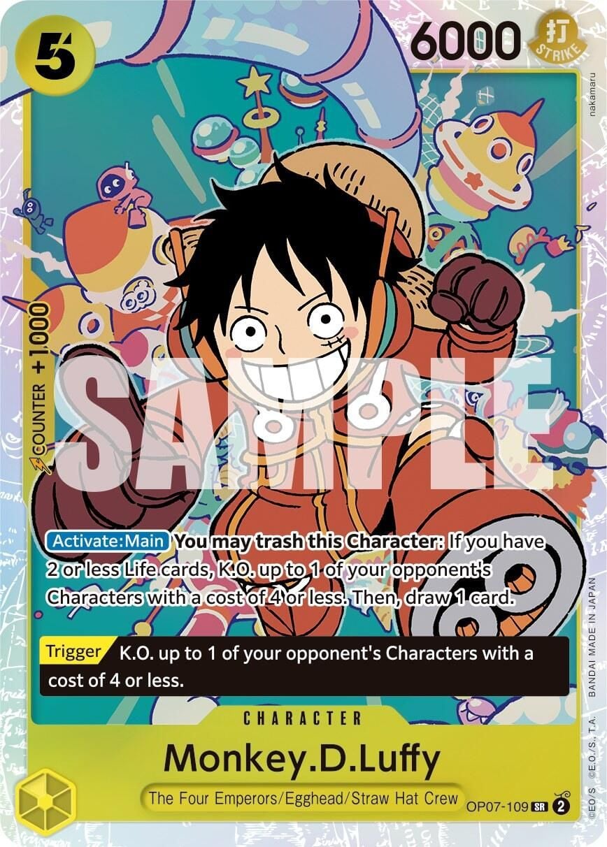 Monkey. D. Luffy OP07-109 [ Inglese / Giapponese / Francese / Cinese Semplificato ]
