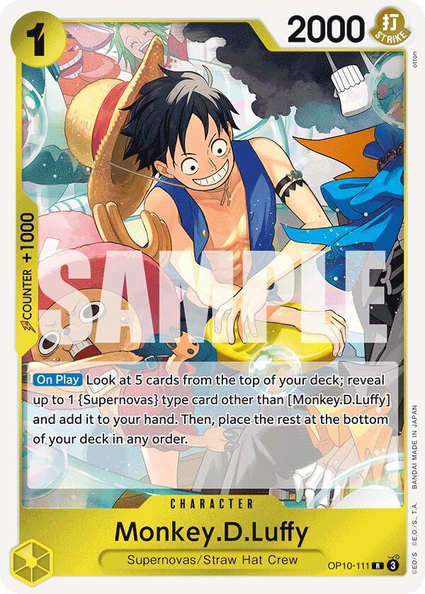 Monkey. D. Luffy OP10-111 [ Inglese / Giapponese / Francese / Cinese Semplificato ]