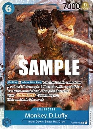 Monkey. D. Luffy OP02-062 [ Inglese / Giapponese / Francese / Cinese Semplificato ]