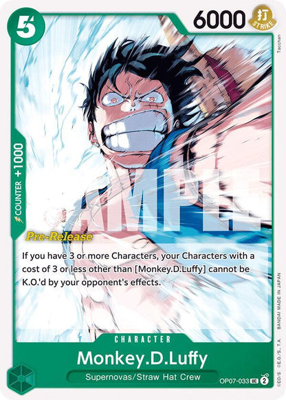 Monkey D Luffy OP07-033 [ Inglese / Giapponese / Francese / Cinese Semplificato ]