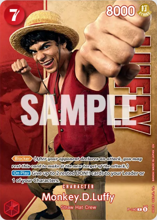 Monkey. D. Luffy P-140 [ Inglese / Giapponese / Francese / Cinese Semplificato ]